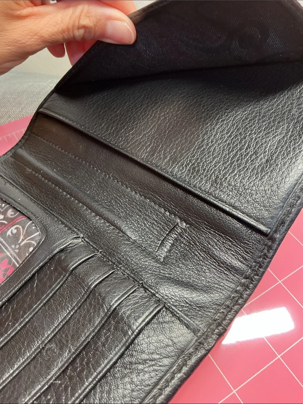 Brighton black leather wallet